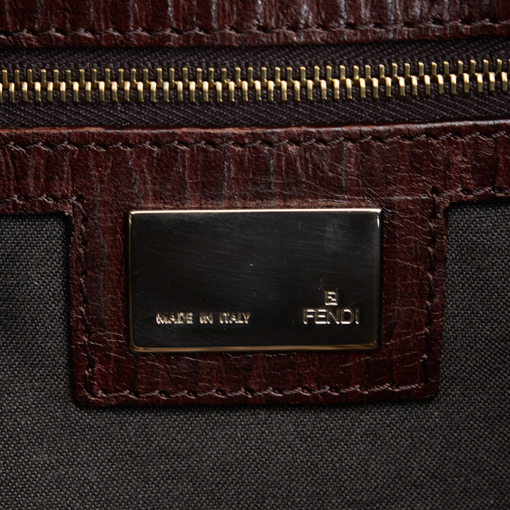 FENDI Zucchino Mamma Forever Shoulder Bag - Picture 6 of 9